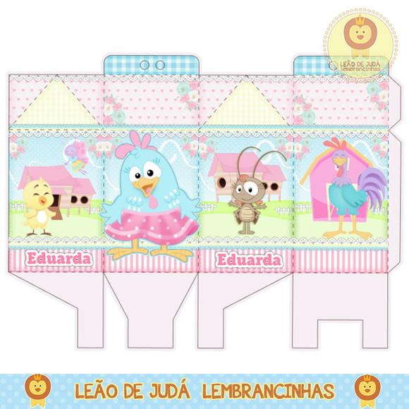 Caixa milk galinha pintadinha