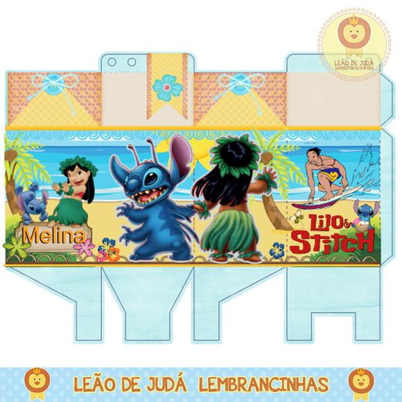 Caixa milk lilo e stitch