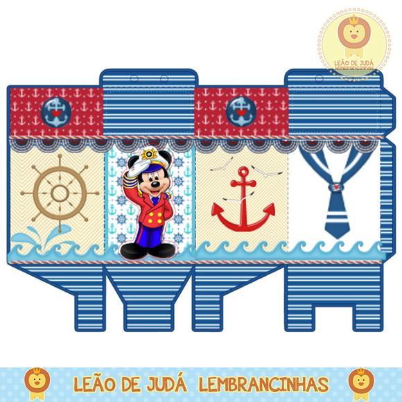 Caixa milk mickey marinheiro