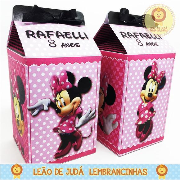Caixa Milk Minnie Rosa