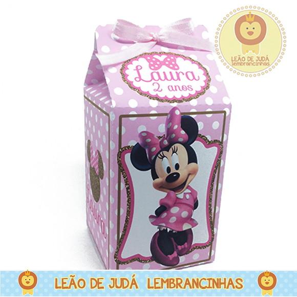 Caixa Milk Minnie Rosa modelo 2