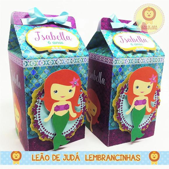 Caixa Milk Pequena Sereia