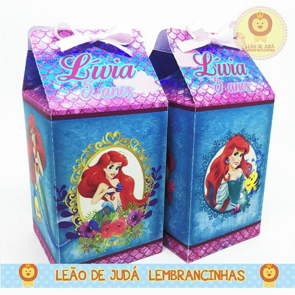 Caixa milk Pequena Sereia