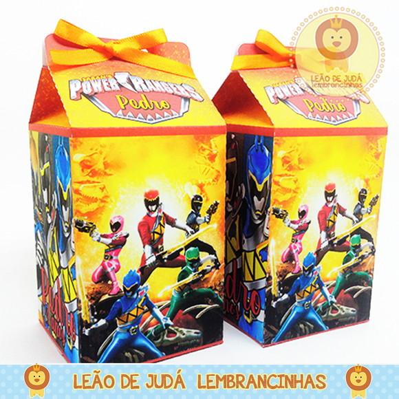 Caixa Milk Power Rangers