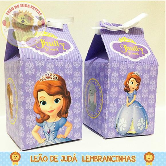 Caixa Milk Princesinha Sofia