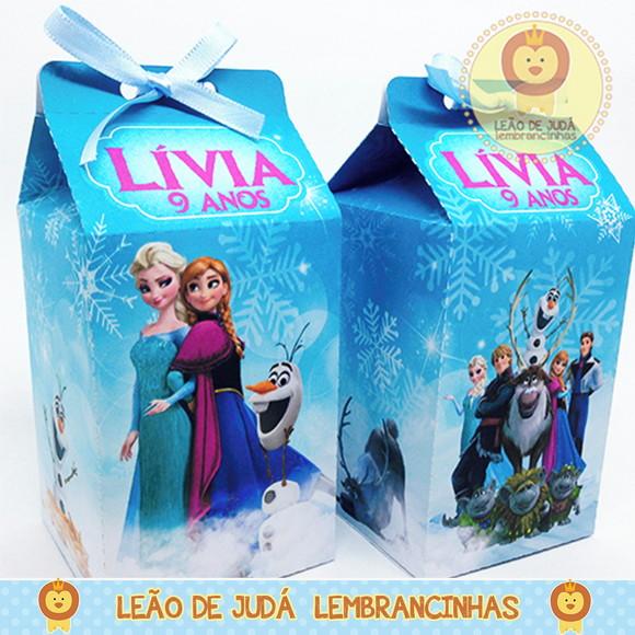 Caixa milk Sem aplique tema Frozen