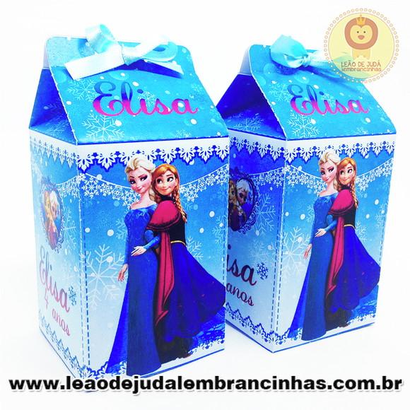 Caixa milk Sem aplique tema Frozen