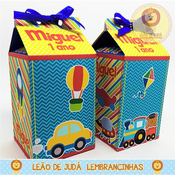 Caixa Milk Tema Brinquedo