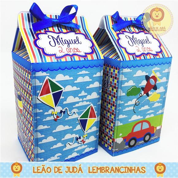 Caixa Milk tema brinquedo modelo 2