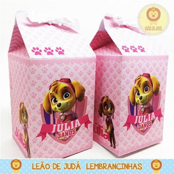 Caixa Milk tema Patrulha canina modelos 2