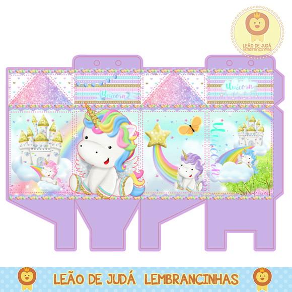 Caixa milk unicórnio
