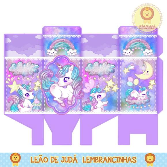 Caixa milk unicórnio
