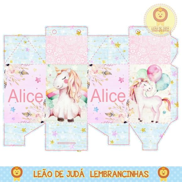 Caixa milk unicórnio