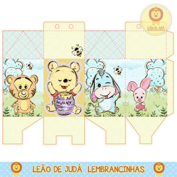 Caixa milk ursinho pooh