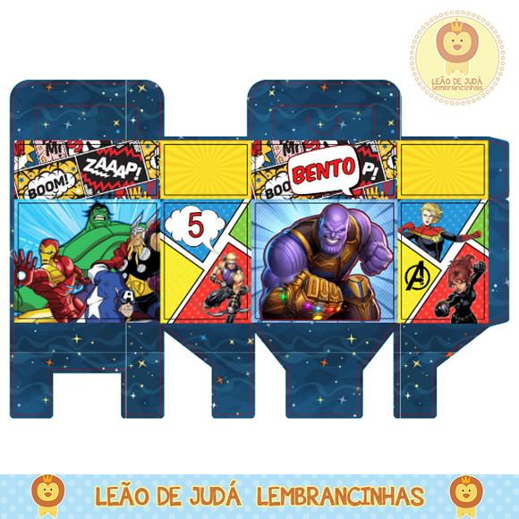 Caixa milk vingadores