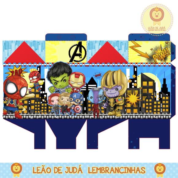 Caixa milk vingadores