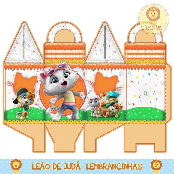 Caixa para festa 44 gatos
