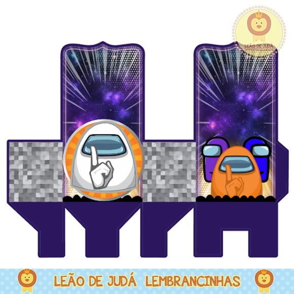 Caixa para festa among us