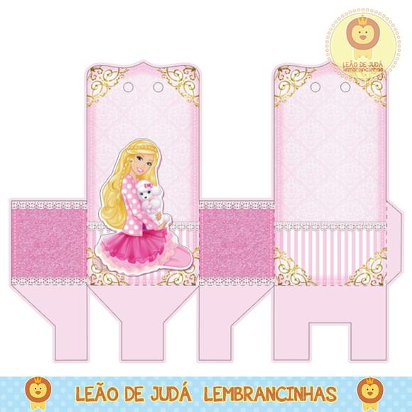 Caixa para festa barbie