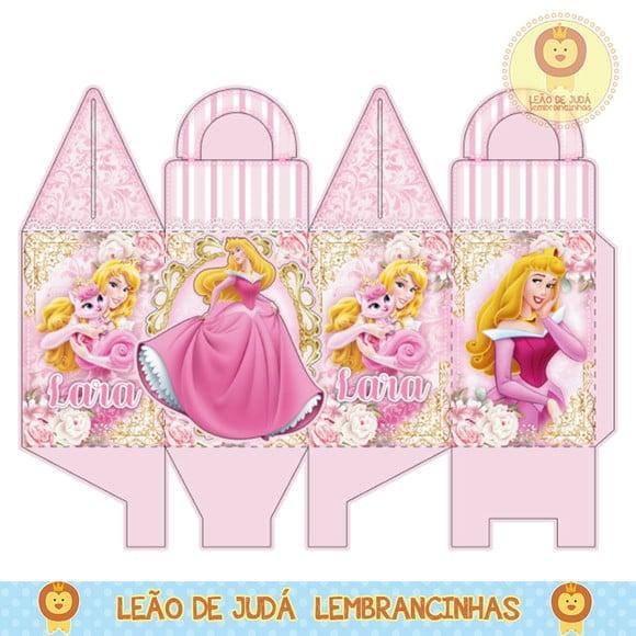Caixa para festa bela adormecida