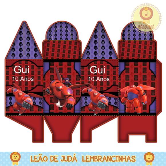 Caixa para festa big hero