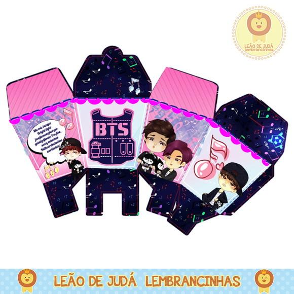 Caixa para festa bts