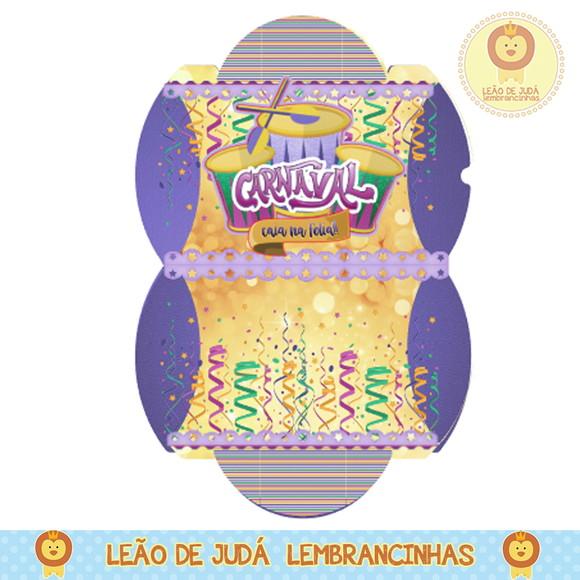 Caixa para festa carnaval