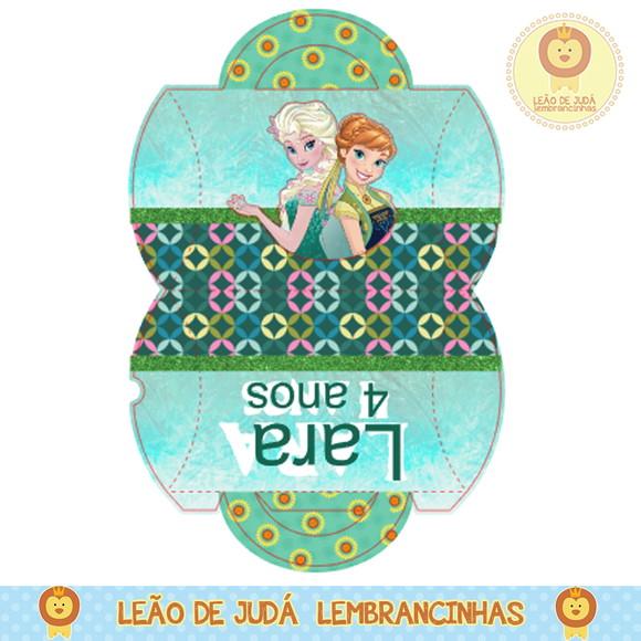 Caixa para festa frozen