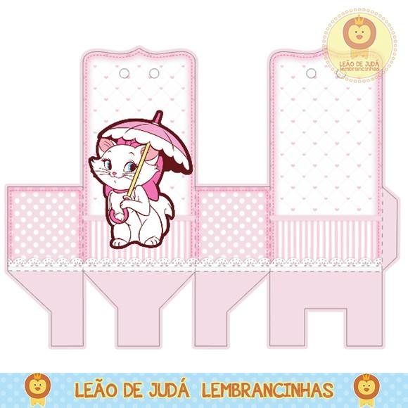 Caixa para festa gatinha marie
