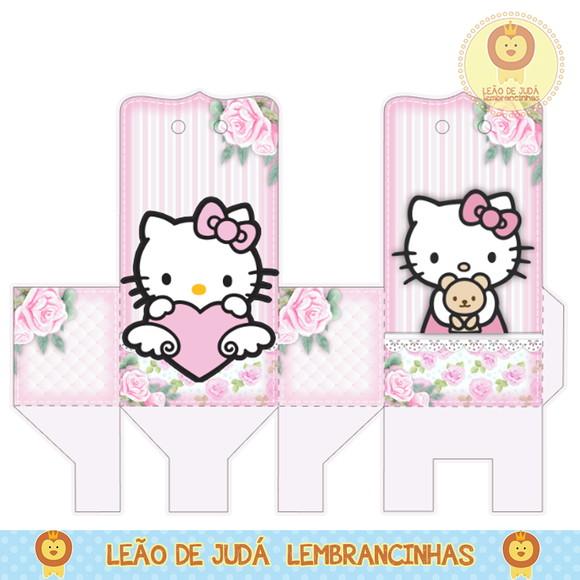 Caixa para festa hello kitty