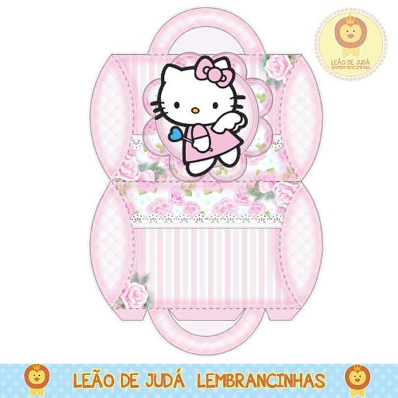 Caixa para festa hello kitty