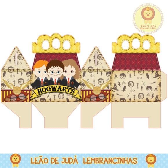 Caixa para festa harry potter