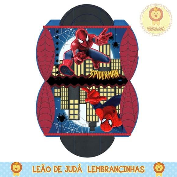 Caixa para festa homem aranha