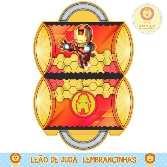 Caixa para festa homem de ferro