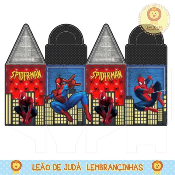 Caixa para festa homem aranha