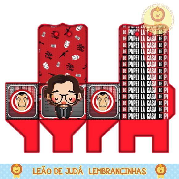 Caixa para festa la casa de papel