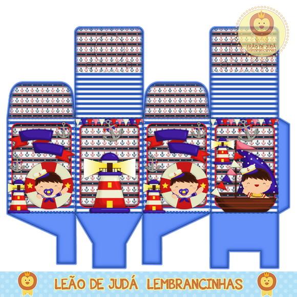 Caixa para festa marinheiro