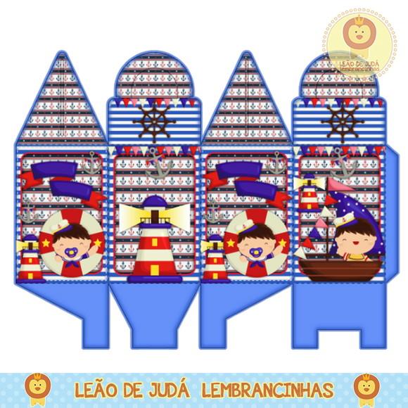 Caixa para festa marinheiro