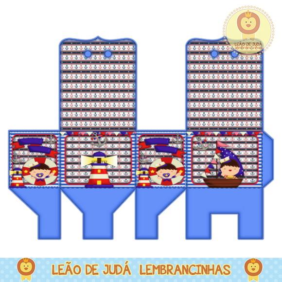 Caixa para festa marinheiro