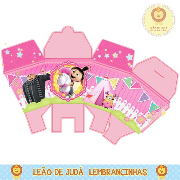 Caixa para festa meu malvado favorito