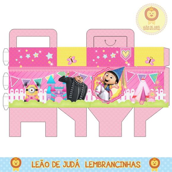 Caixa para festa meu malvado favorito