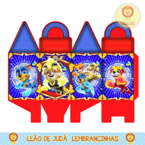 Caixa para festa patrulha canina