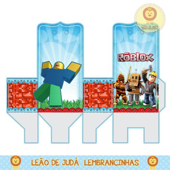Caixa para festa roblox