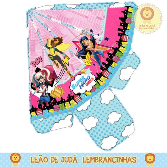 Caixa para festa super girl