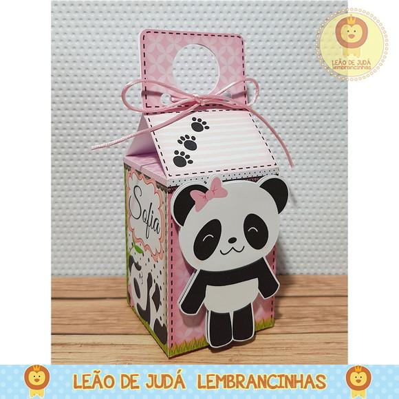 Caixa Para Festa tema Panda