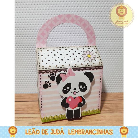 Caixa Para Festa tema Panda