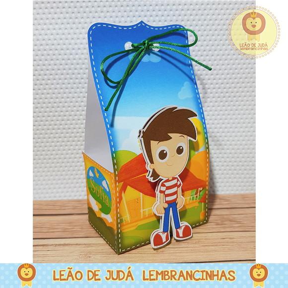 Caixa para Festa Tema Sitio do Picapáu Amarelo