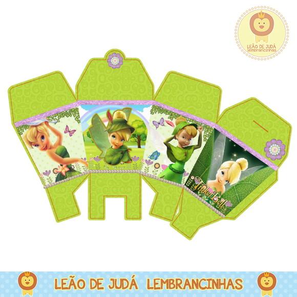 Caixa para festa tinkerbell