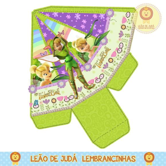 Caixa para festa tinkerbell