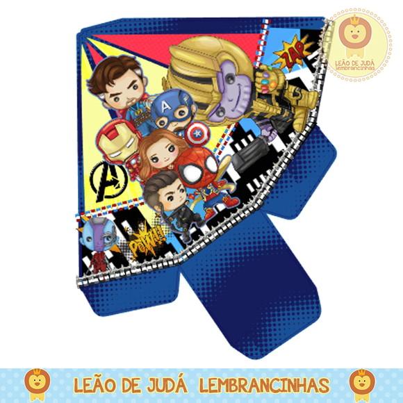 Caixa para festa vingadores